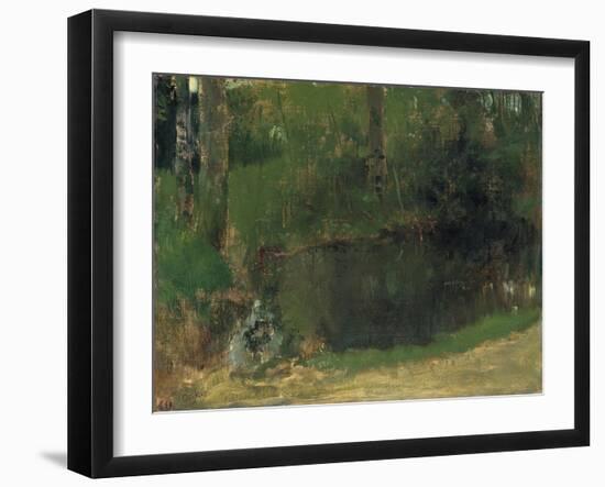 The Pond in the Forest, Ca 1868-Edgar Degas-Framed Giclee Print