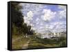 The Pond of Argenteuil-Claude Monet-Framed Stretched Canvas