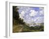 The Pond of Argenteuil-Claude Monet-Framed Art Print