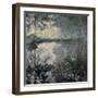 The Pond of Montgeron-Claude Monet-Framed Giclee Print