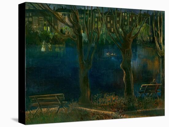 The Pond; South End Green-Mary Kuper-Stretched Canvas