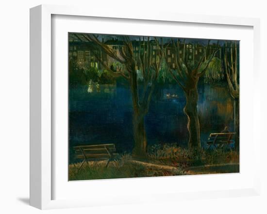 The Pond; South End Green-Mary Kuper-Framed Giclee Print