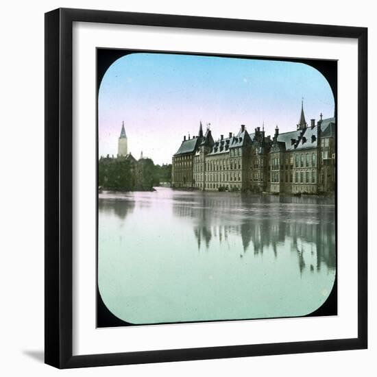 The Pond, the Hague (Netherlands), 1883-Leon, Levy et Fils-Framed Photographic Print