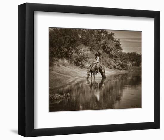 The Pond-Barry Hart-Framed Art Print