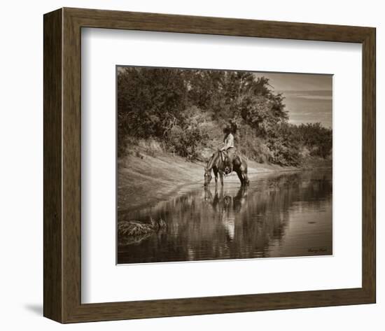 The Pond-Barry Hart-Framed Art Print