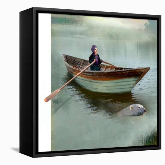 The Pond-Nancy Tillman-Framed Stretched Canvas