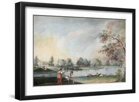 The Ponds before the Urban Estate of Count Alexei Kirillovich Razumovsky in Moscow, Early 1800S-Ivan Alexeyevich Ivanov-Framed Giclee Print