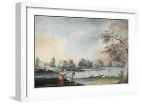 The Ponds before the Urban Estate of Count Alexei Kirillovich Razumovsky in Moscow, Early 1800S-Ivan Alexeyevich Ivanov-Framed Giclee Print