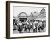 The Ponies, Coney Island, N.Y.-null-Framed Photo