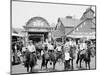 The Ponies, Coney Island, N.Y.-null-Mounted Photo