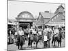 The Ponies, Coney Island, N.Y.-null-Mounted Photo