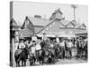 The Ponies, Coney Island, New York, N.Y.-null-Stretched Canvas