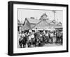 The Ponies, Coney Island, New York, N.Y.-null-Framed Photo