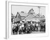 The Ponies, Coney Island, New York, N.Y.-null-Framed Photo