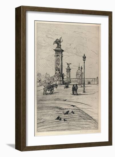 The Pont Alexandre Iii, 1915-Frank Milton Armington-Framed Giclee Print