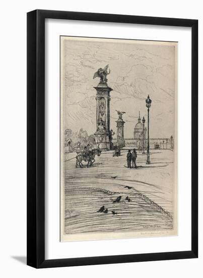 The Pont Alexandre Iii, 1915-Frank Milton Armington-Framed Giclee Print