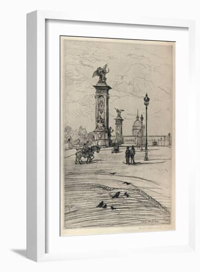The Pont Alexandre Iii, 1915-Frank Milton Armington-Framed Giclee Print