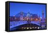 The Pont Alexandre Iii and Grand Palais, Paris, France-Neil Farrin-Framed Stretched Canvas