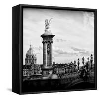The Pont Alexandre III and the Invalides Building - Paris - Ile de France - France - Europe-Philippe Hugonnard-Framed Stretched Canvas