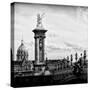 The Pont Alexandre III and the Invalides Building - Paris - Ile de France - France - Europe-Philippe Hugonnard-Stretched Canvas