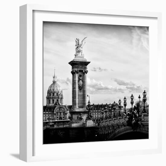 The Pont Alexandre III and the Invalides Building - Paris - Ile de France - France - Europe-Philippe Hugonnard-Framed Photographic Print