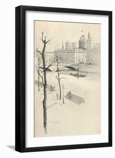 The Pont Au Change, 1915-Eugene Bejot-Framed Giclee Print