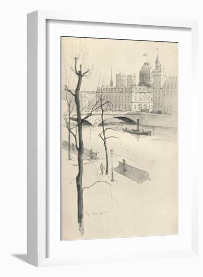 The Pont Au Change, 1915-Eugene Bejot-Framed Giclee Print