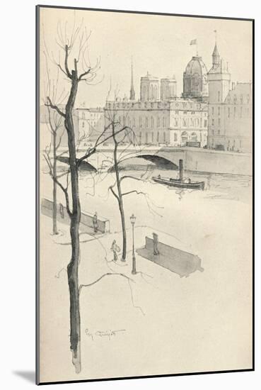 The Pont Au Change, 1915-Eugene Bejot-Mounted Giclee Print