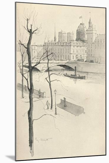 The Pont Au Change, 1915-Eugene Bejot-Mounted Giclee Print