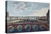 The Pont Au Change and the Pont Notre Dame, C.1815-20-Henri Courvoisier-Voisin-Stretched Canvas