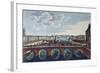 The Pont Au Change and the Pont Notre Dame, C.1815-20-Henri Courvoisier-Voisin-Framed Giclee Print