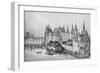 The Pont Aux Meuniers and Part of the Palais Du Roi De La Cite in 1556, 1915-null-Framed Giclee Print