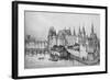 The Pont Aux Meuniers and Part of the Palais Du Roi De La Cite in 1556, 1915-null-Framed Giclee Print