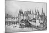 The Pont Aux Meuniers and Part of the Palais Du Roi De La Cite in 1556, 1915-null-Mounted Giclee Print