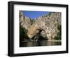 The Pont d'Arc, Natural Arch Over the Ardeche River, Ardeche, Rhone-Alpes, France-Ruth Tomlinson-Framed Photographic Print