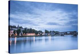 The Pont d'Avignon at dawn, Avignon, Vaucluse, Provence, France, Europe-Julian Elliott-Stretched Canvas