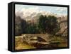 The Pont De Fleurie, Switzerland, 1873-Gustave Courbet-Framed Stretched Canvas