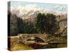 The Pont De Fleurie, Switzerland, 1873-Gustave Courbet-Stretched Canvas