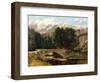 The Pont De Fleurie, Switzerland, 1873-Gustave Courbet-Framed Giclee Print