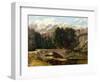 The Pont De Fleurie, Switzerland, 1873-Gustave Courbet-Framed Giclee Print