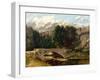 The Pont De Fleurie, Switzerland, 1873-Gustave Courbet-Framed Giclee Print