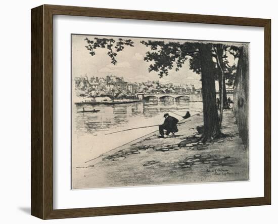 'The Pont de l'Archeveche', 1915-Eugene Bejot-Framed Giclee Print