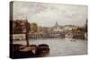 The Pont De L'Estacade, Paris-Stanislas Victor Edouard Lepine-Stretched Canvas