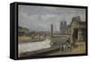 The Pont De La Tournelle, Paris, 1862-1864-Stanislas Lepine-Framed Stretched Canvas