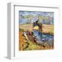 The Pont de Langlois, Arles-Vincent van Gogh-Framed Giclee Print