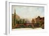 The Pont De Nahin at Ornans, circa 1837-Gustave Courbet-Framed Giclee Print