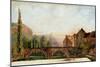 The Pont De Nahin at Ornans, circa 1837-Gustave Courbet-Mounted Giclee Print