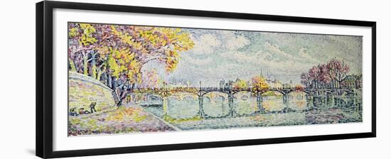 The Pont des Arts, 1928-Paul Signac-Framed Giclee Print