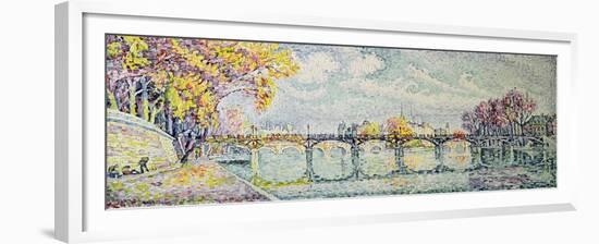 The Pont des Arts, 1928-Paul Signac-Framed Giclee Print