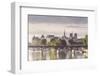 The Pont Des Arts with Ile De La Cite in the Background, Paris, France, Europe-Julian Elliott-Framed Photographic Print